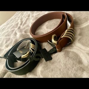 Belts! (Black & brown)